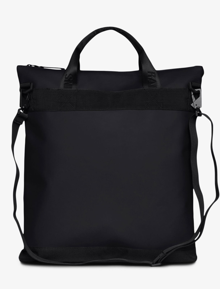 Rains Trail Tote Bag W3 Unisex Siyah Omuz Çantası Rains Trail Tote Bag W3 Unisex Siyah Omuz Çantası