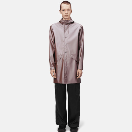 Rains Long Jacket W3 Unisex Kahverengi Yağmurluk