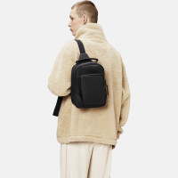 Rains Book Daypack Mini W3 Unisex Siyah Sırt Çantası Rains Book Daypack Mini W3 Unisex Siyah Sırt Çantası