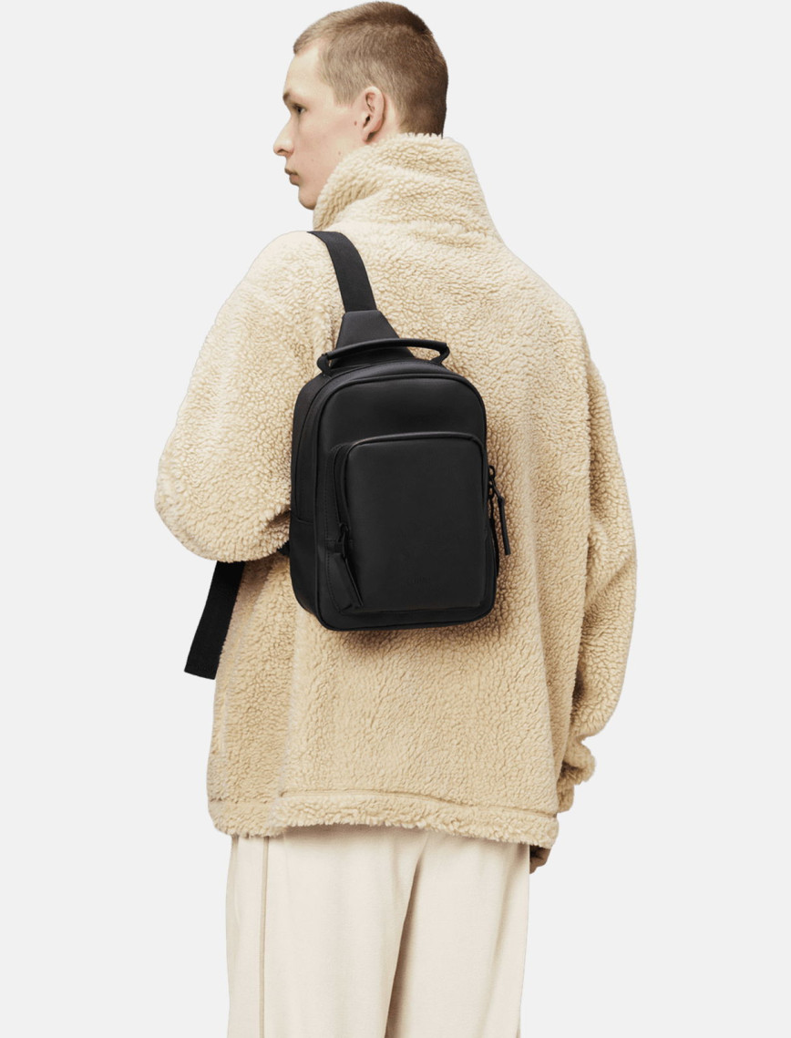 Rains Book Daypack Mini W3 Unisex Siyah Sırt Çantası Rains Book Daypack Mini W3 Unisex Siyah Sırt Çantası