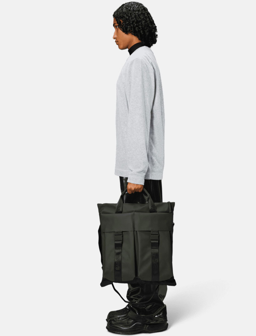 Rains Trail Tote W3 Unisex Yeşil Omuz Çantası Rains Trail Tote W3 Unisex Yeşil Omuz Çantası