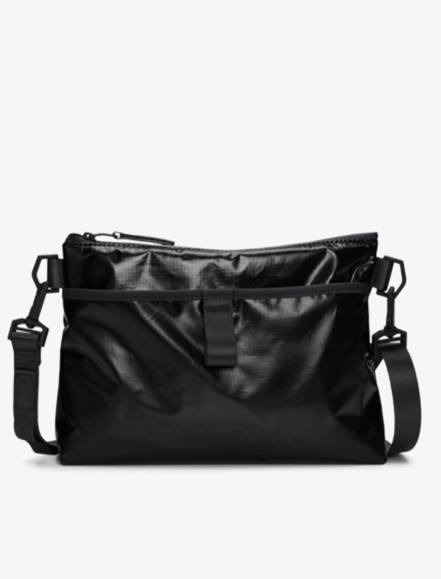 Rains Sibu Musette Bag W3 Unisex Siyah Omuz Çantası Rains Sibu Musette Bag W3 Unisex Siyah Omuz Çantası