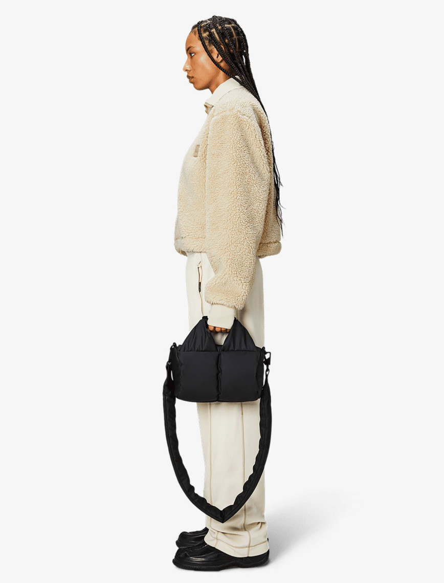 Rains Nyssa Puffer Duffel Crossbody Mini W3 Unisex Siyah Omuz Çantası Rains Nyssa Puffer Duffel Crossbody Mini W3 Unisex Siyah Omuz Çantası