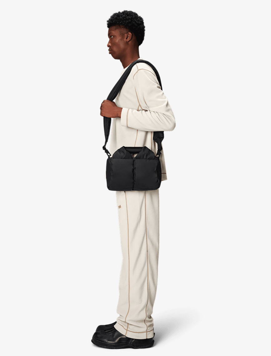 Rains Nyssa Puffer Duffel Crossbody Mini W3 Unisex Gri Omuz Çantası Rains Nyssa Puffer Duffel Crossbody Mini W3 Unisex Gri Omuz Çantası