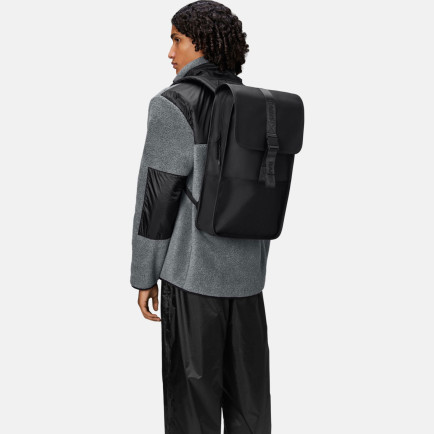 Rains Trail Backpack W3 Unisex Siyah Sırt Çantası