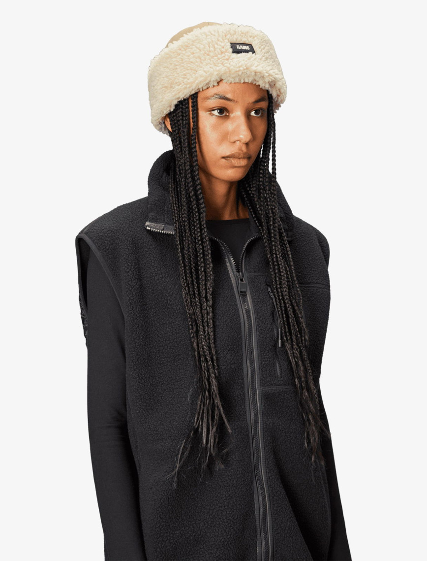 Rains Insulated Fleece T2 Unisex Bej Şapka Rains Insulated Fleece T2 Unisex Bej Şapka