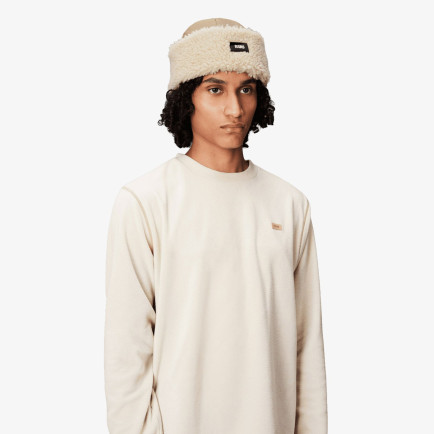 Rains Insulated Fleece T2 Unisex Bej Şapka