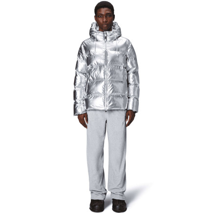 Rains Alta Puffer Jacket W3T3 Unisex Gri Mont
