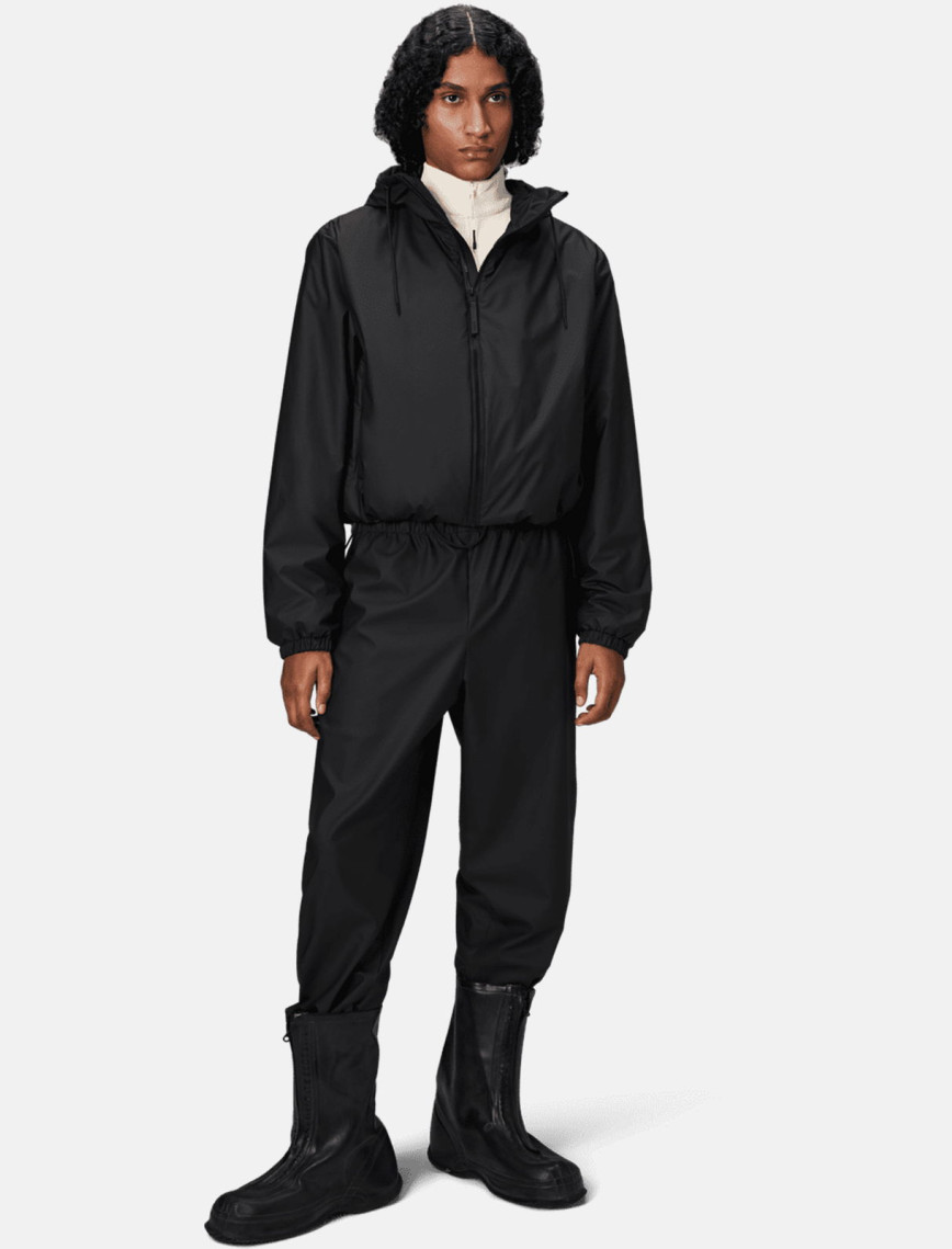 Rains Lohja Short Insulated Jacket W3T1 Unisex Siyah Yağmurluk Rains Lohja Short Insulated Jacket W3T1 Unisex Siyah Yağmurluk