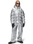 Rains Alta Puffer Jacket W3T3 Unisex Gri Mont Rains Alta Puffer Jacket W3T3 Unisex Gri Mont