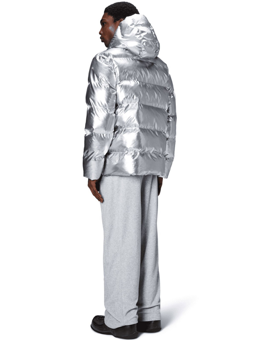 Rains Alta Puffer Jacket W3T3 Unisex Gri Mont Rains Alta Puffer Jacket W3T3 Unisex Gri Mont