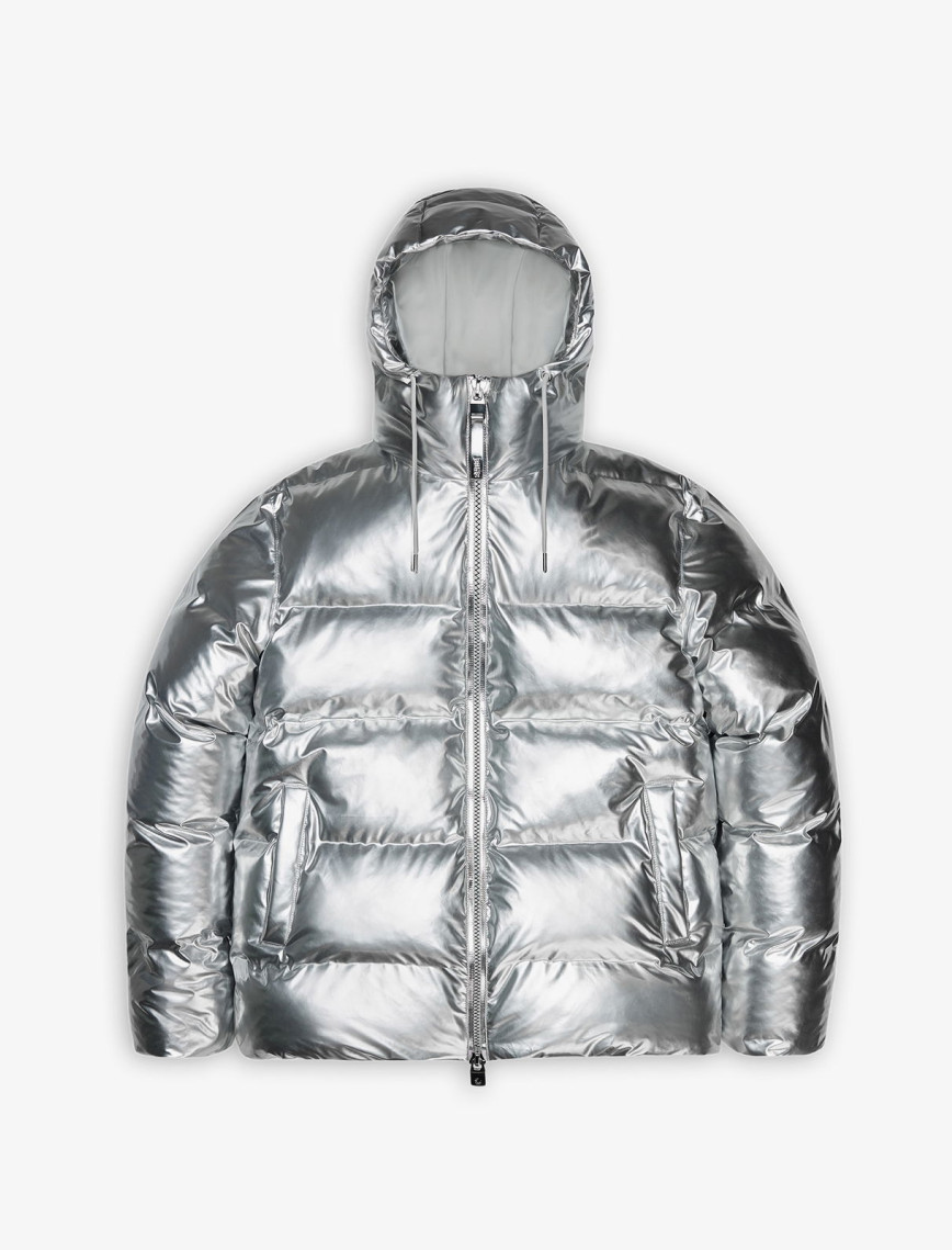 Rains Alta Puffer Jacket W3T3 Unisex Gri Mont Rains Alta Puffer Jacket W3T3 Unisex Gri Mont