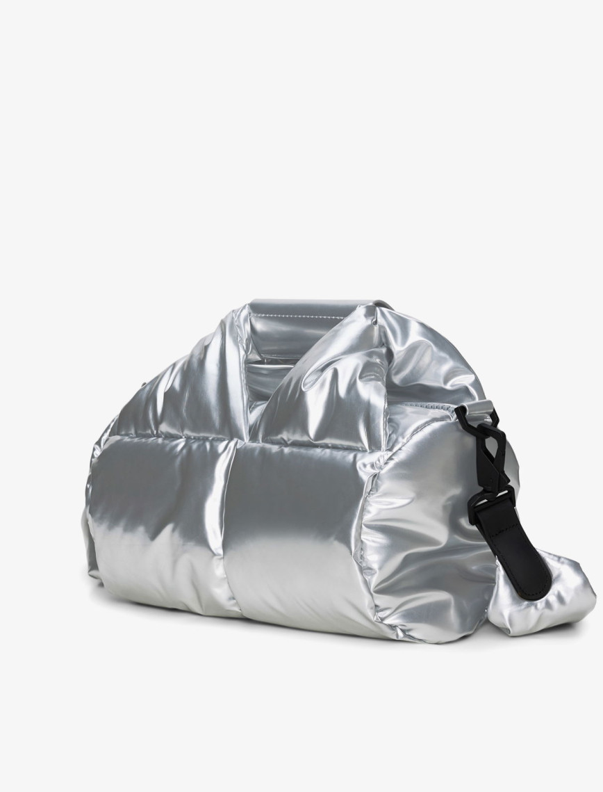 Rains Nyssa Puffer Duffel Crossbody Mini W3 Unisex Gri Omuz Çantası Rains Nyssa Puffer Duffel Crossbody Mini W3 Unisex Gri Omuz Çantası