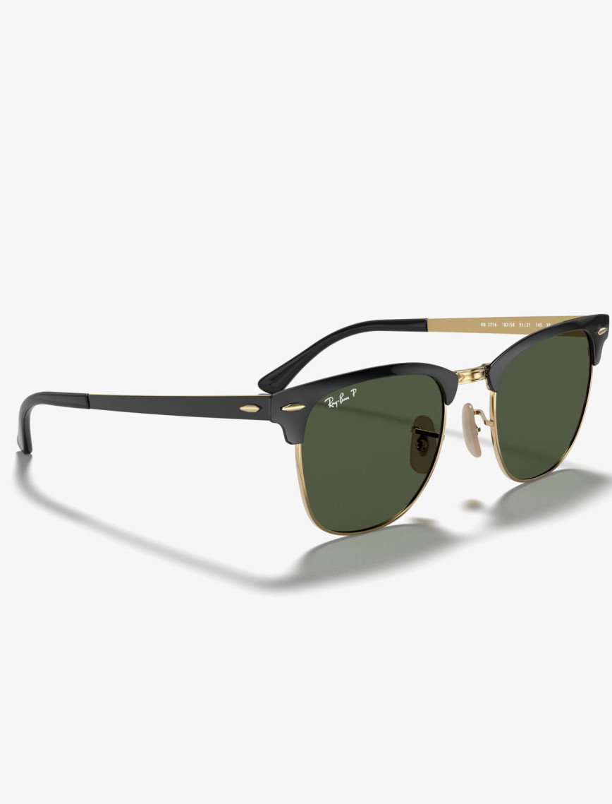 RAY-BAN 0RB3716 Clubmaster Metal Unisex Gold Siyah Güneş Gözlüğü RAY-BAN 0RB3716 Clubmaster Metal Unisex Gold Siyah Güneş Gözlüğü