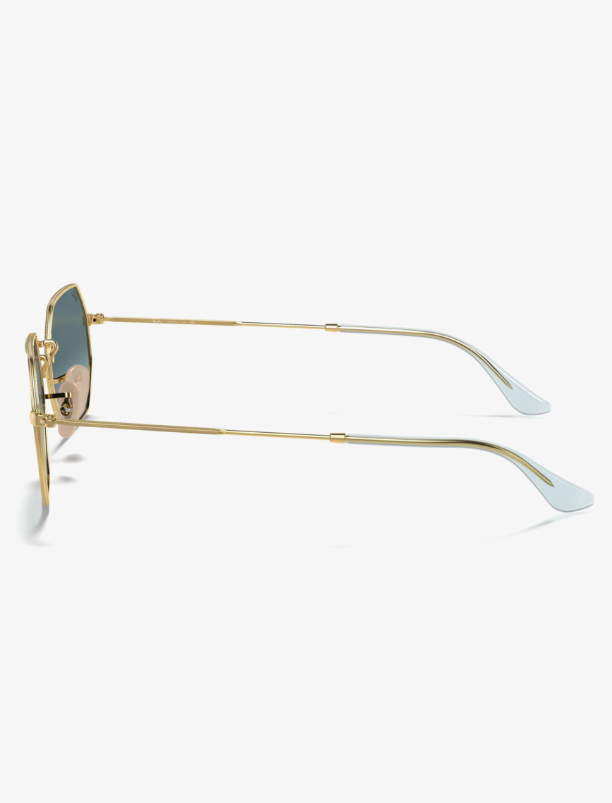 RAY-BAN 0RB3556N Octagonal Unisex Gold Güneş Gözlüğü RAY-BAN 0RB3556N Octagonal Unisex Gold Güneş Gözlüğü