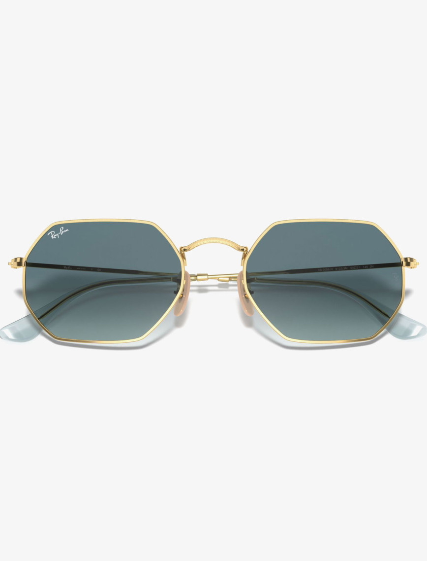RAY-BAN 0RB3556N Octagonal Unisex Gold Güneş Gözlüğü RAY-BAN 0RB3556N Octagonal Unisex Gold Güneş Gözlüğü