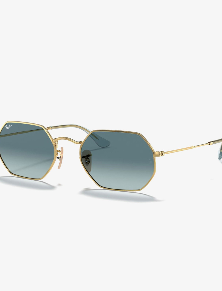 RAY-BAN 0RB3556N Octagonal Unisex Gold Güneş Gözlüğü RAY-BAN 0RB3556N Octagonal Unisex Gold Güneş Gözlüğü