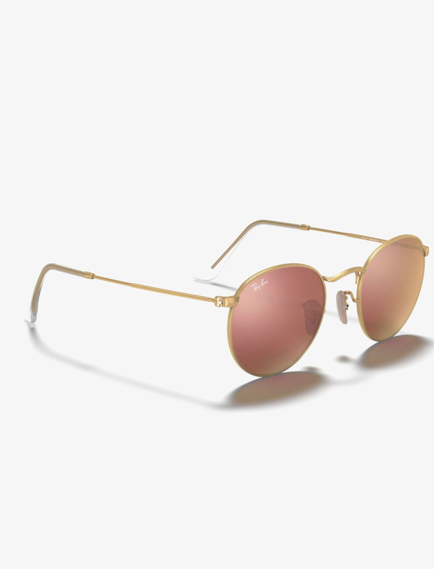 RAY-BAN 0RB3447 Round Metal Erkek Mat Altın Rengi Güneş Gözlüğü RAY-BAN 0RB3447 Round Metal Erkek Mat Altın Rengi Güneş Gözlüğü