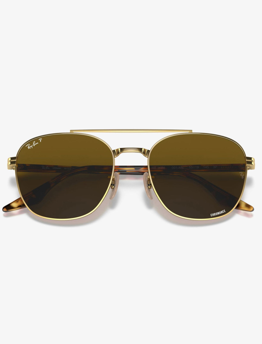 Ray-Ban Metal Unisex Kahverengi Güneş Gözlüğü