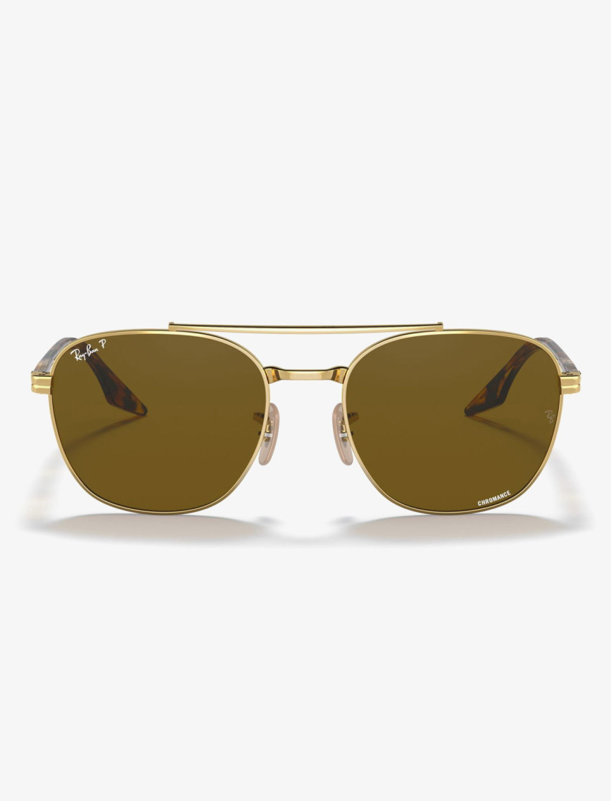 Ray-Ban Metal Unisex Kahverengi Güneş Gözlüğü