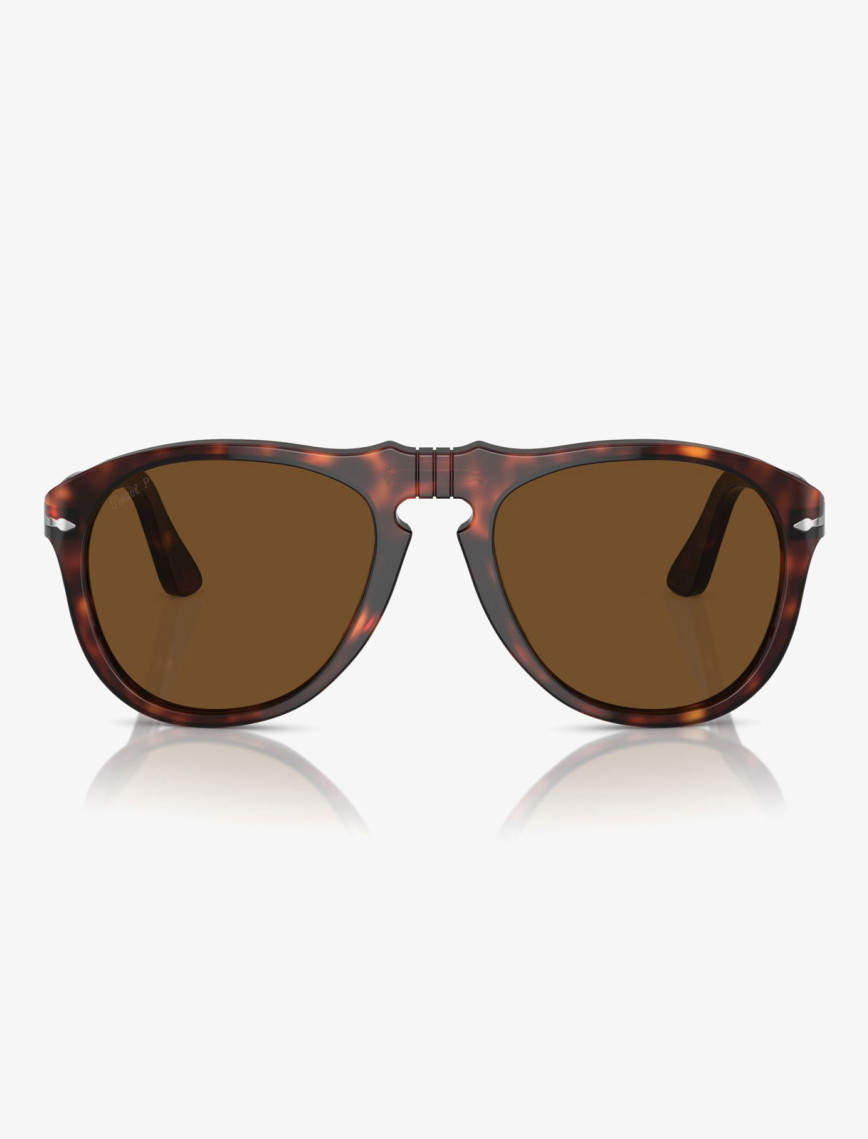 PERSOL Acetate Erkek Kahverengi Güneş Gözlüğü PERSOL Acetate Erkek Kahverengi Güneş Gözlüğü