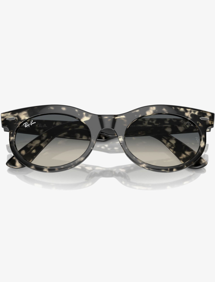 RAY-BAN Wayfarer Oval Unisex Gri Güneş Gözlüğü RAY-BAN Wayfarer Oval Unisex Gri Güneş Gözlüğü