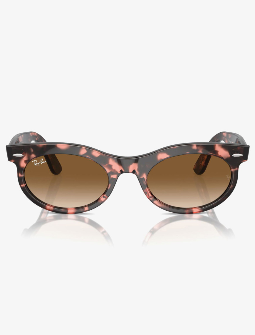 RAY-BAN Wayfarer Oval Unisex Pembe Güneş Gözlüğü RAY-BAN Wayfarer Oval Unisex Pembe Güneş Gözlüğü