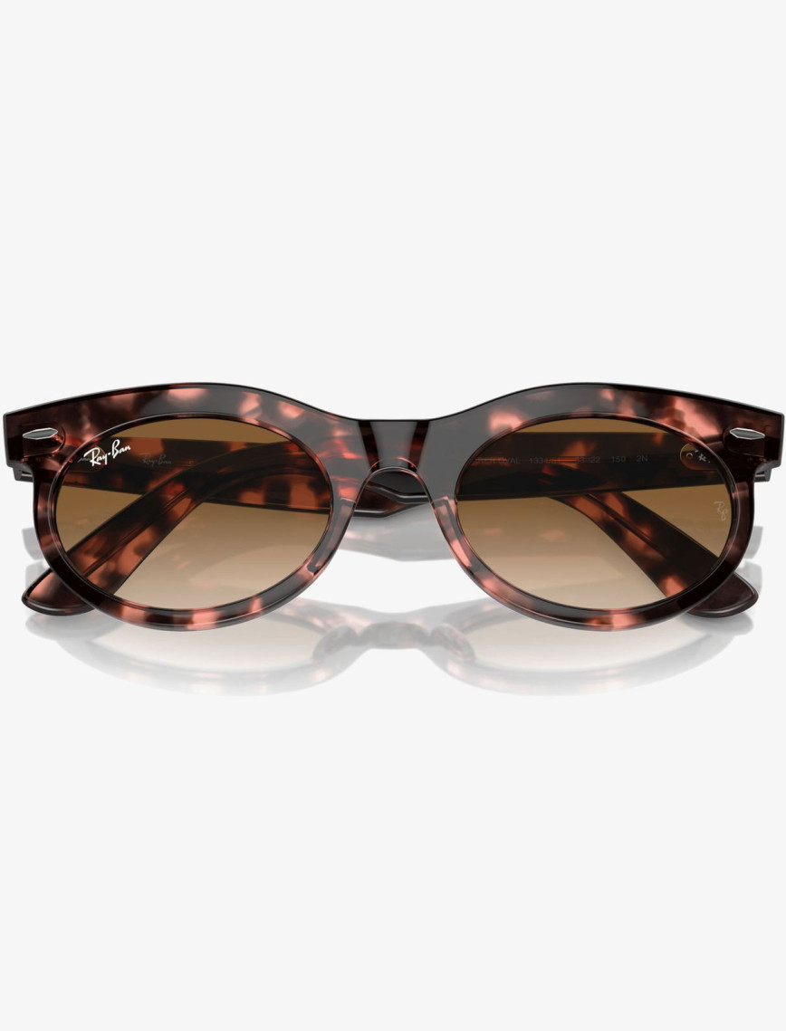 RAY-BAN Wayfarer Oval Unisex Pembe Güneş Gözlüğü RAY-BAN Wayfarer Oval Unisex Pembe Güneş Gözlüğü