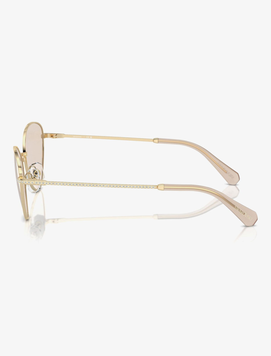 Swarovski Sk714 Kadın Altın Rengi Güneş Gözlüğü Swarovski Sk714 Kadın Altın Rengi Güneş Gözlüğü