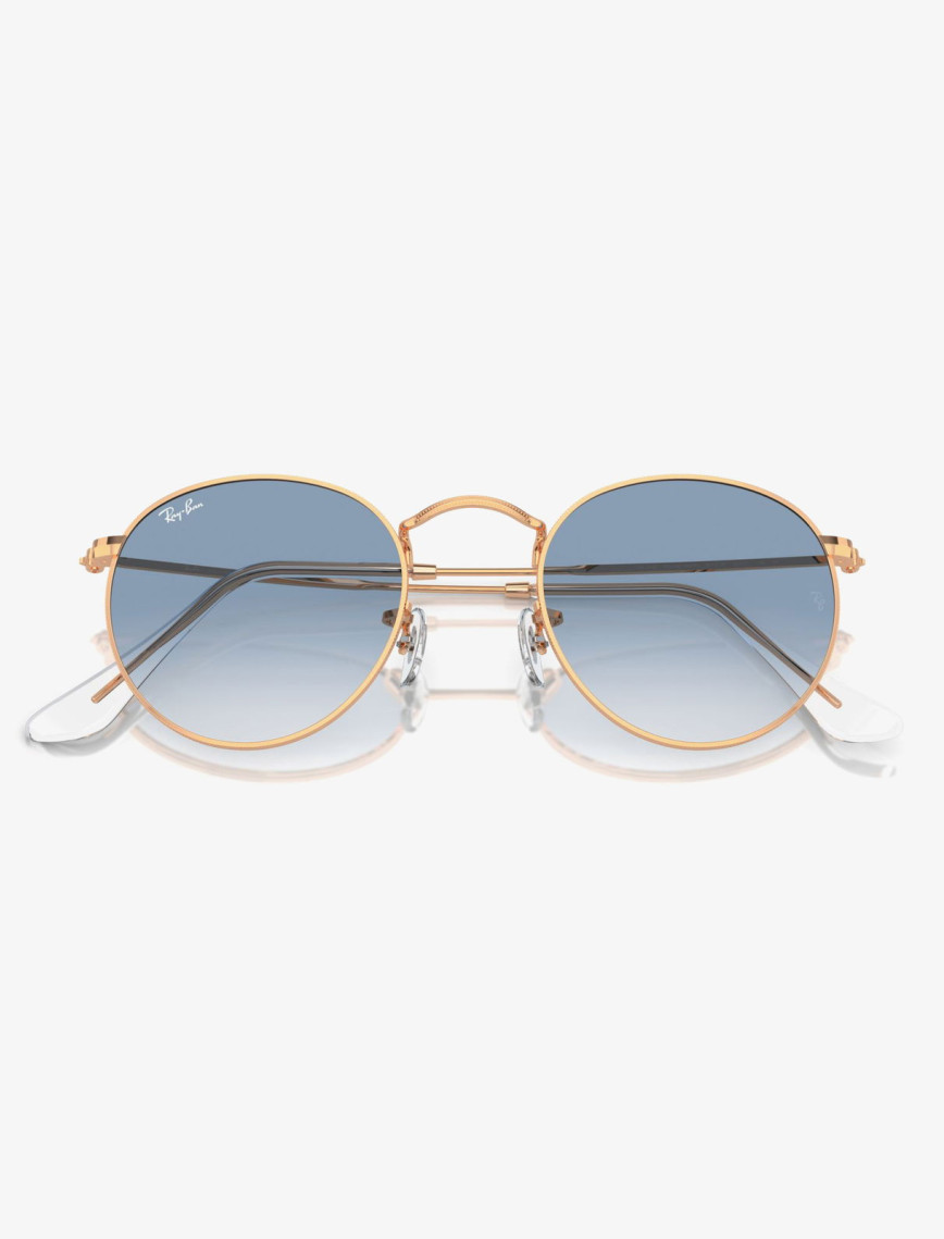 RAY-BAN Round Metal Erkek Pembe Güneş Gözlüğü RAY-BAN Round Metal Erkek Pembe Güneş Gözlüğü