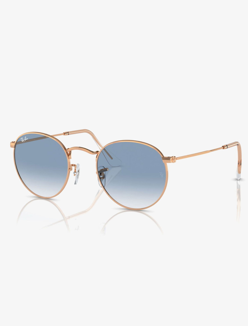 RAY-BAN Round Metal Erkek Pembe Güneş Gözlüğü RAY-BAN Round Metal Erkek Pembe Güneş Gözlüğü