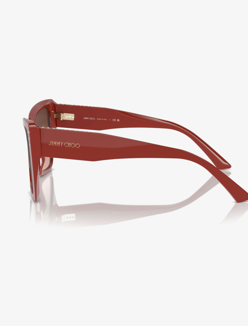 JIMMY CHOO Jc51B Kadın Kırmızı Güneş Gözlüğü JIMMY CHOO Jc51B Kadın Kırmızı Güneş Gözlüğü
