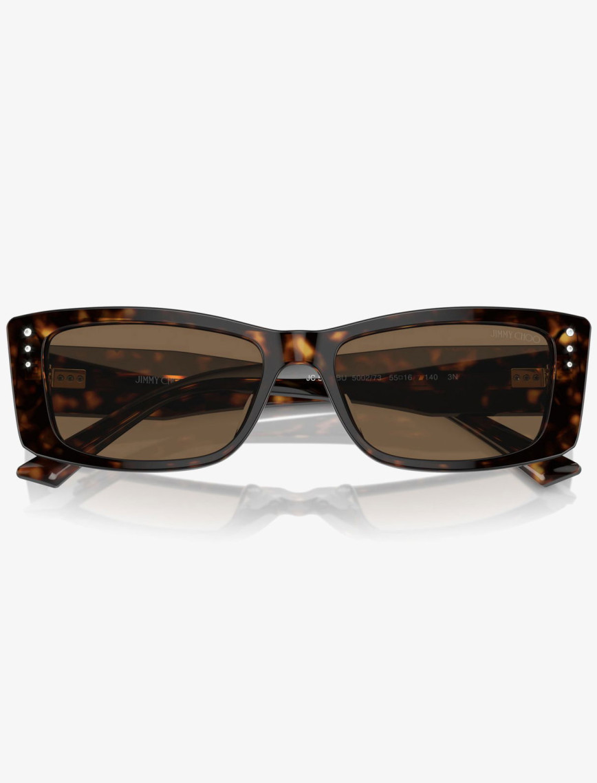 JIMMY CHOO Jc52Bu Kadın Kahverengi Güneş Gözlüğü JIMMY CHOO Jc52Bu Kadın Kahverengi Güneş Gözlüğü