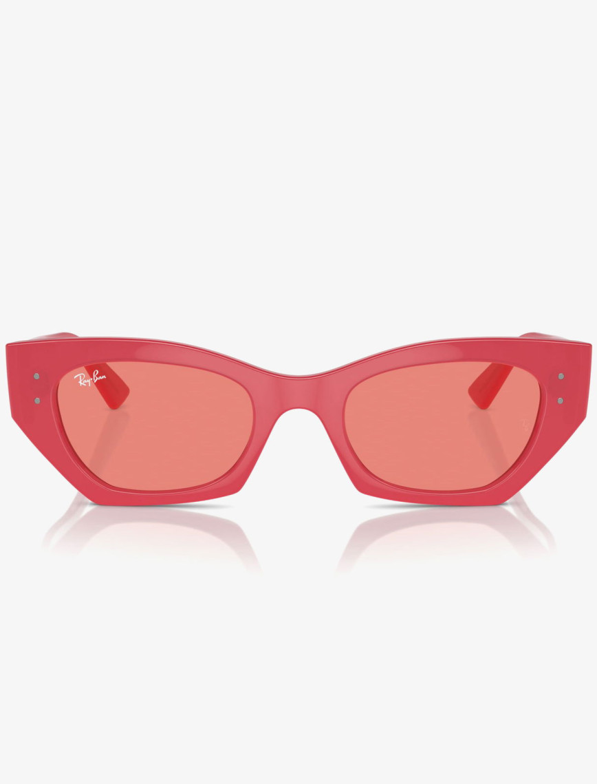 Ray-Ban Zena Unisex Kırmızı Güneş Gözlüğü Ray-Ban Zena Unisex Kırmızı Güneş Gözlüğü