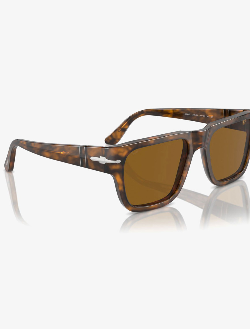PERSOL Po3348S Unisex Kahverengi Güneş Gözlüğü PERSOL Po3348S Unisex Kahverengi Güneş Gözlüğü