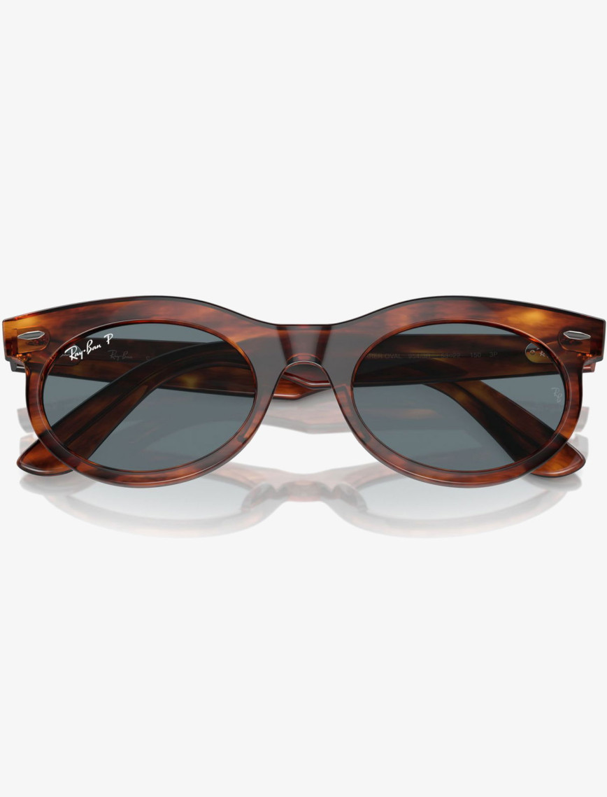 RAY-BAN Wayfarer Oval Unisex Kahverengi Güneş Gözlüğü RAY-BAN Wayfarer Oval Unisex Kahverengi Güneş Gözlüğü