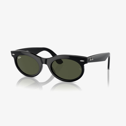 RAY-BAN Wayfarer Oval Unisex Siyah Güneş Gözlüğü