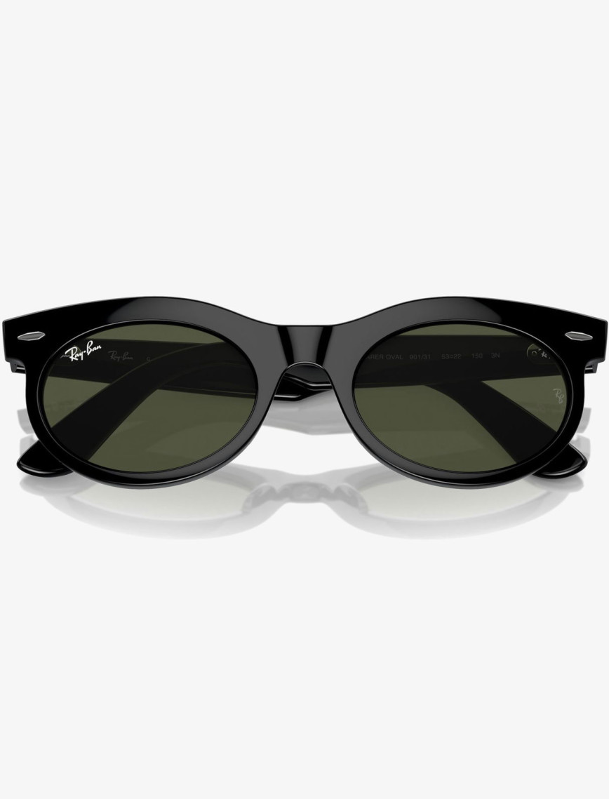 RAY-BAN Wayfarer Oval Unisex Siyah Güneş Gözlüğü RAY-BAN Wayfarer Oval Unisex Siyah Güneş Gözlüğü