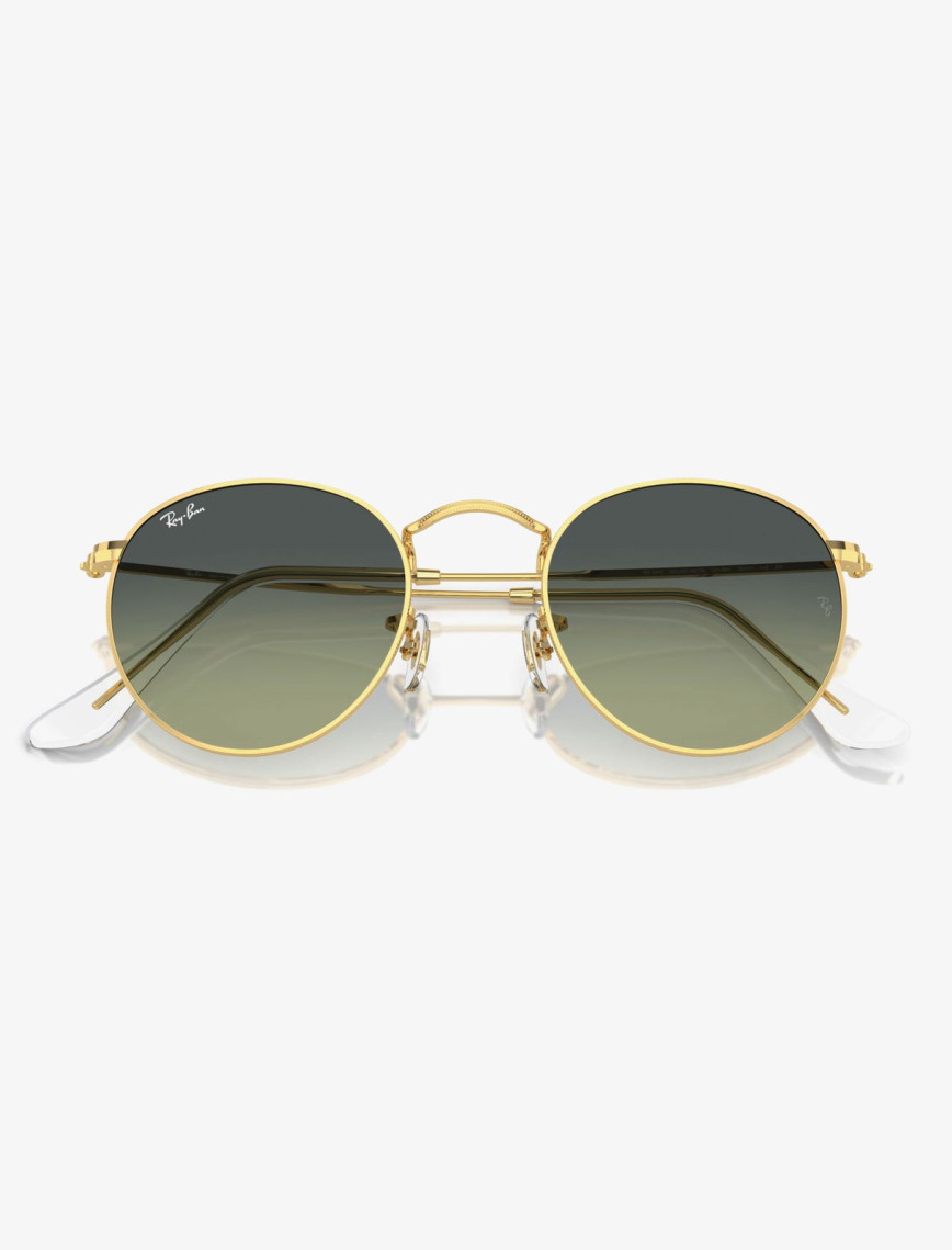 RAY-BAN Round Metal Erkek Altın Rengi Güneş Gözlüğü RAY-BAN Round Metal Erkek Altın Rengi Güneş Gözlüğü