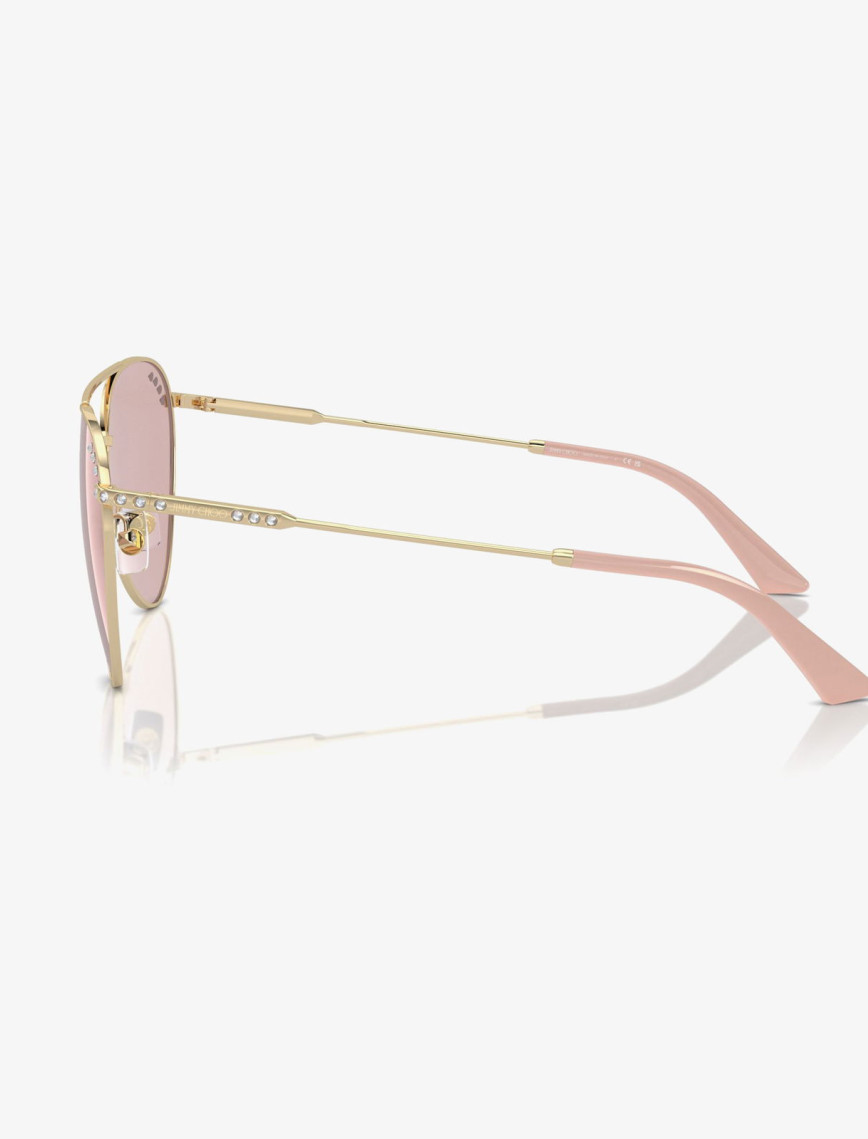 JIMMY CHOO Jc42B Kadın Altın Rengi Güneş Gözlüğü JIMMY CHOO Jc42B Kadın Altın Rengi Güneş Gözlüğü