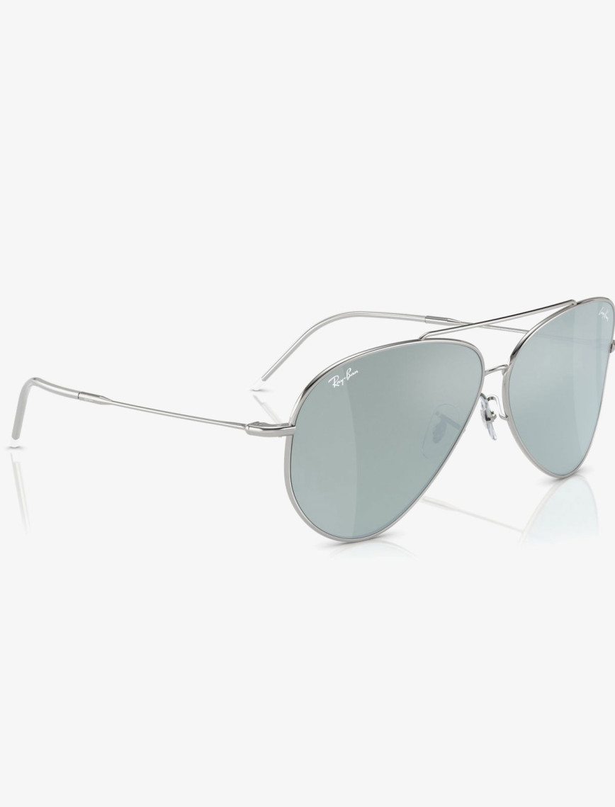 RAY-BAN Lenny Kravitz X Aviator Reverse Unisex Gümüş Güneş Gözlüğü RAY-BAN Lenny Kravitz X Aviator Reverse Unisex Gümüş Güneş Gözlüğü