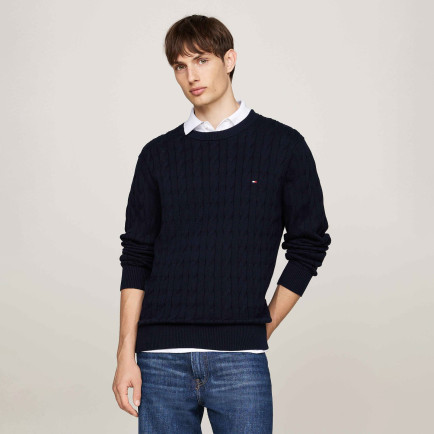 Tommy Hilfiger Erkek Mavi Triko Tommy Hilfiger Erkek Mavi Triko