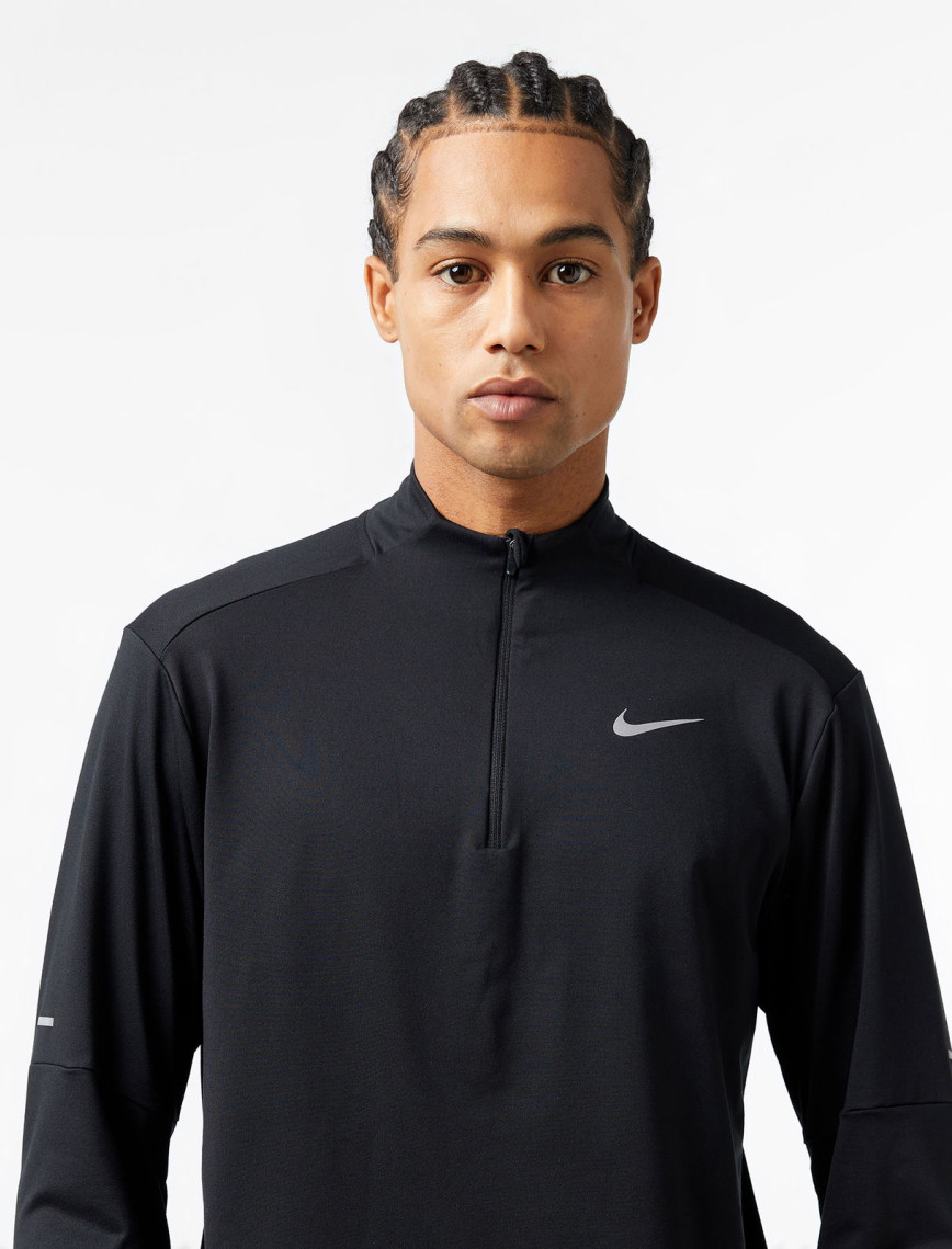 Nike Dri-Fit Element Hz Erkek Siyah Uzun Kollu T-Shirt Nike Dri-Fit Element Hz Erkek Siyah Uzun Kollu T-Shirt