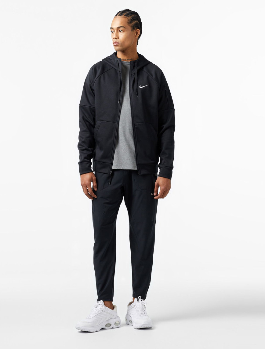 Nike Therma-Fit Full-Zip Erkek Siyah Hoodie Nike Therma-Fit Full-Zip Erkek Siyah Hoodie