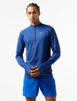 Nike Dri-FIT Element Half Zip Erkek Mavi Uzun Kollu T-Shirt Nike Dri-FIT Element Half Zip Erkek Mavi Uzun Kollu T-Shirt