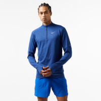 Nike Dri-FIT Element Half Zip Erkek Mavi Uzun Kollu T-Shirt Nike Dri-FIT Element Half Zip Erkek Mavi Uzun Kollu T-Shirt