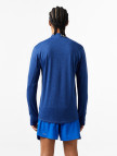 Nike Dri-FIT Element Half Zip Erkek Mavi Uzun Kollu T-Shirt Nike Dri-FIT Element Half Zip Erkek Mavi Uzun Kollu T-Shirt
