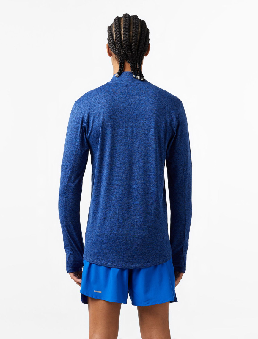 Nike Dri-FIT Element Half Zip Erkek Mavi Uzun Kollu T-Shirt Nike Dri-FIT Element Half Zip Erkek Mavi Uzun Kollu T-Shirt
