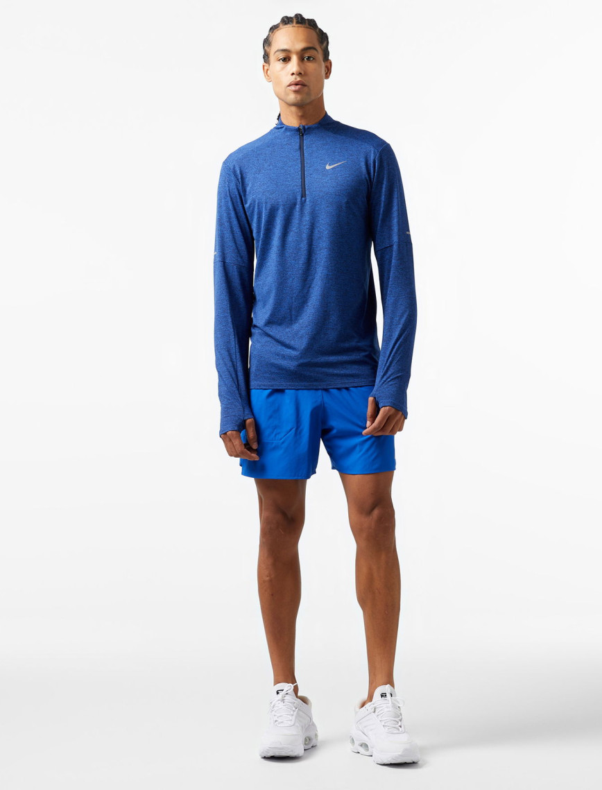 Nike Dri-FIT Element Half Zip Erkek Mavi Uzun Kollu T-Shirt Nike Dri-FIT Element Half Zip Erkek Mavi Uzun Kollu T-Shirt