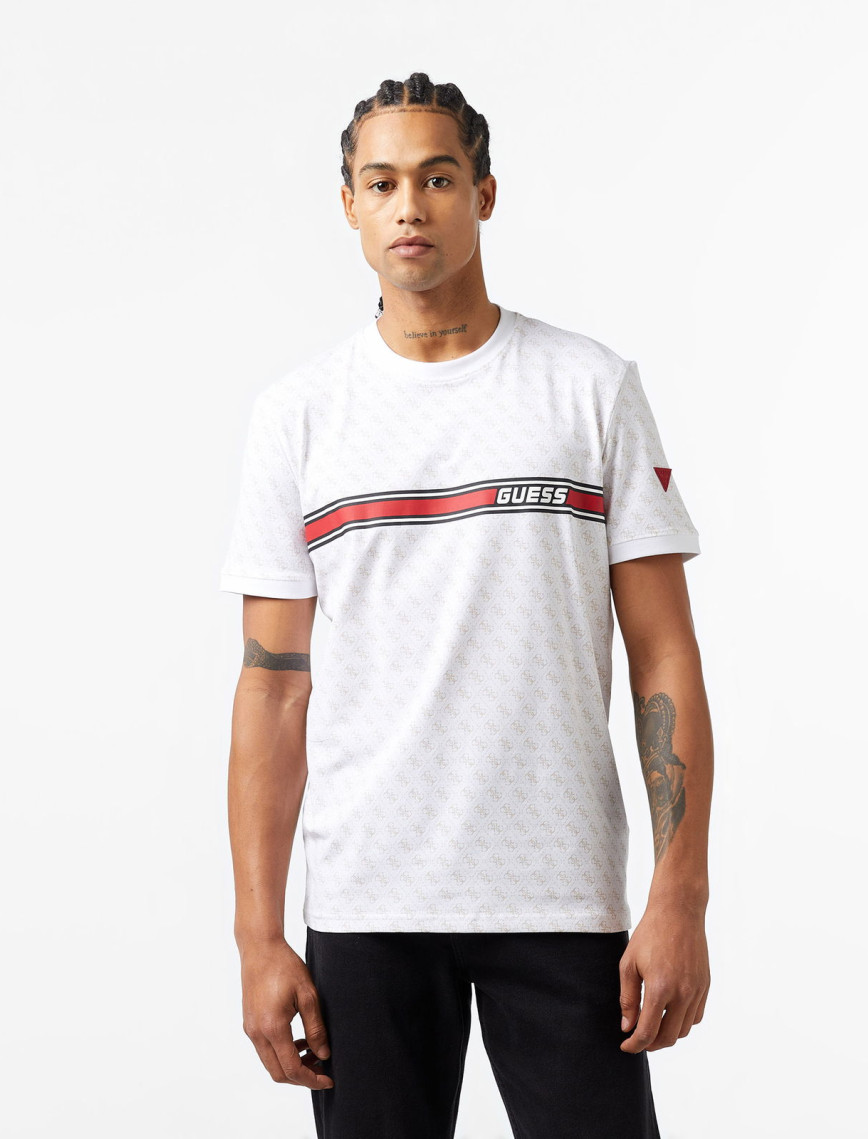 Guess Jamey Erkek Bej T-Shirt Guess Jamey Erkek Bej T-Shirt